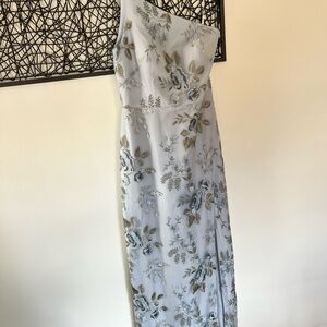 Jenny Yoo Bristol Enchanted Floral Whisper Blue Bridesmaid Dress